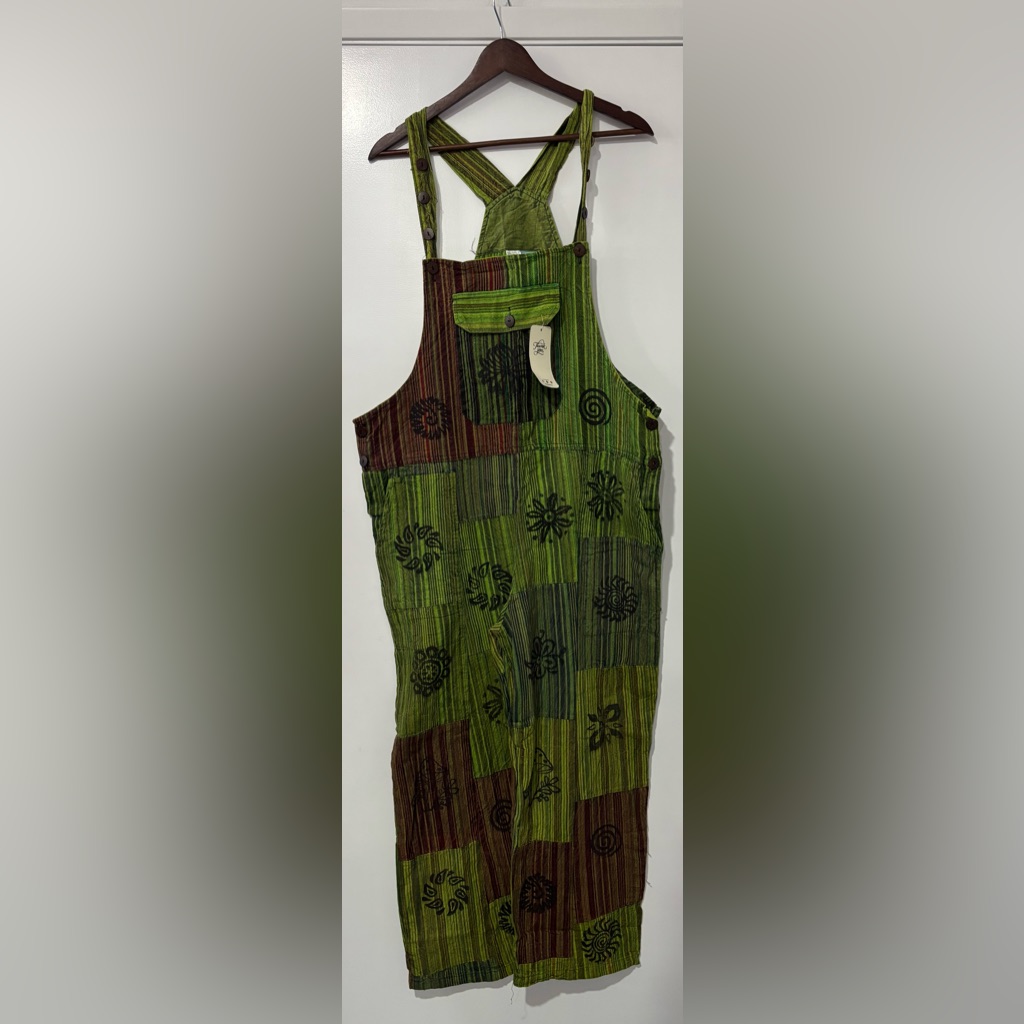 No Brand Green Overalls One Size